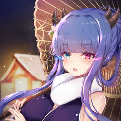 This is a pixiv picture whose title is あけおめ伊吹ちゃん.