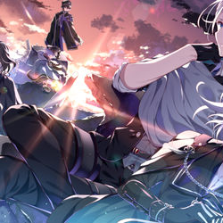 This is a pixiv picture whose title is 特命調査刀.