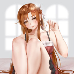 This is a pixiv picture whose title is アスナ.