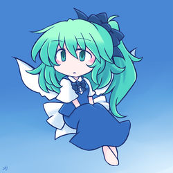 This is a pixiv picture whose title is 大妖精.