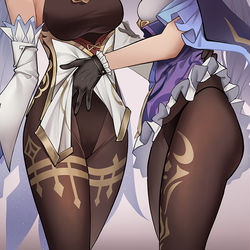 This is a pixiv picture whose title is Stocking.