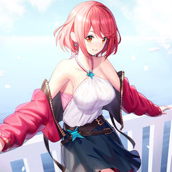 This is a pixiv picture whose title is ホムラ.