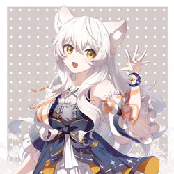 This is a pixiv picture whose title is 一只云喵.