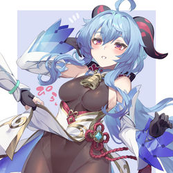 This is a pixiv picture whose title is 甘雨.