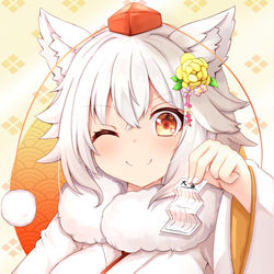 This is a pixiv picture whose title is おみくじ！.