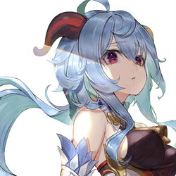 This is a pixiv picture whose title is 甘雨ちゃん.