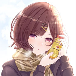 This is a pixiv picture whose title is ほっぺあたたか円香.