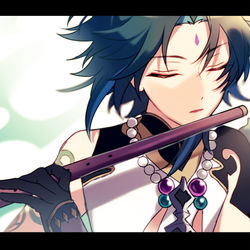 This is a pixiv picture whose title is 魈.