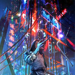 This is a pixiv picture whose title is 无限.