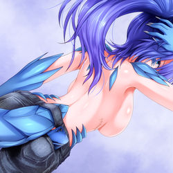 This is a pixiv picture whose title is お背中.