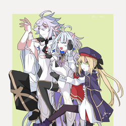 This is a pixiv picture whose title is 夢魔ズと！.