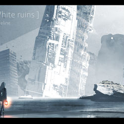 This is a pixiv picture whose title is 白墟.