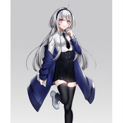 This is a pixiv picture whose title is 擬人化.