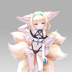 This is a pixiv picture whose title is 铃兰泳装.
