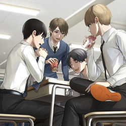 This is a pixiv picture whose title is ズボラとオカンなクラスメイト.