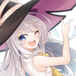 This is a pixiv picture whose title is ハイの魔女.