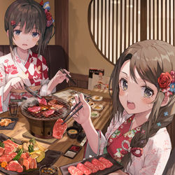 This is a pixiv picture whose title is 正月.