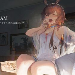 This is a pixiv picture whose title is 6:30AM.