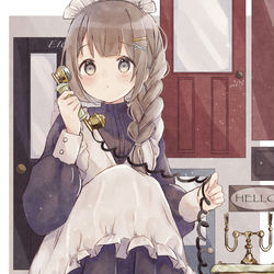 This is a pixiv picture whose title is もしもし….