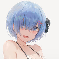 This is a pixiv picture whose title is レム (Rem).