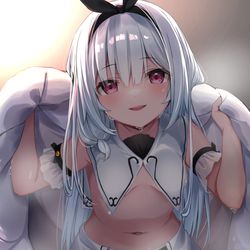 This is a pixiv picture whose title is 「「お布団ほかほかにしておきましたよ……♡」 」.