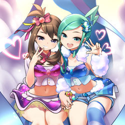 This is a pixiv picture whose title is ハルカとルチア.