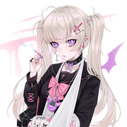This is a pixiv picture whose title is ドクロ.