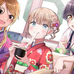 This is a pixiv picture whose title is ストレイお正月.