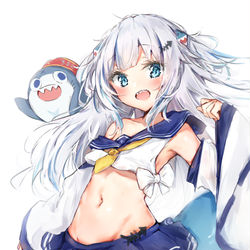 This is a pixiv picture whose title is Gura🦈💙.