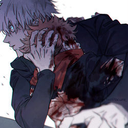 This is a pixiv picture whose title is 五悠ログ①.