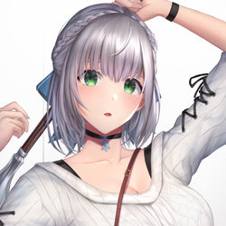 This is a pixiv picture whose title is 私服団長.