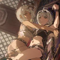 This is a pixiv picture whose title is 传颂之物.