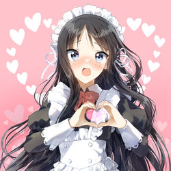 This is a pixiv picture whose title is 萌え萌え～キュン❤.