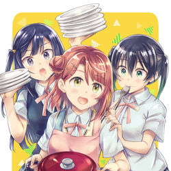 This is a pixiv picture whose title is しあわせエプロン.