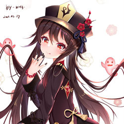 This is a pixiv picture whose title is 更新~胡桃.