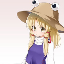 This is a pixiv picture whose title is 諏訪子様.