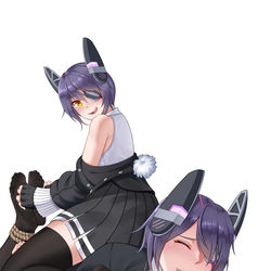 This is a pixiv picture whose title is 委託絵.