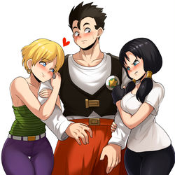 This is a pixiv picture whose title is VIDEL VS ERASA.