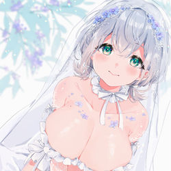 This is a pixiv picture whose title is 世界一可愛い花嫁💍.