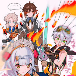 This is a pixiv picture whose title is 原神ログ.