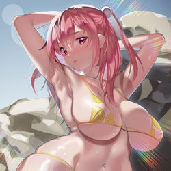This is a pixiv picture whose title is ほのかちゃんえっちすぎる.