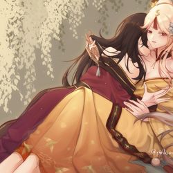 This is a pixiv picture whose title is A quiet evening.