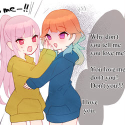 This is a pixiv picture whose title is YANDERE.