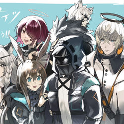 This is a pixiv picture whose title is アークナイツ一周年おめでとうございます.