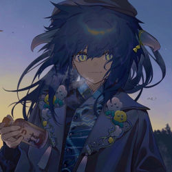 This is a pixiv picture whose title is 丑.