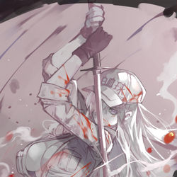 This is a pixiv picture whose title is Target DOWN!.