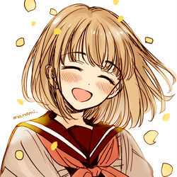 This is a pixiv picture whose title is えがお.