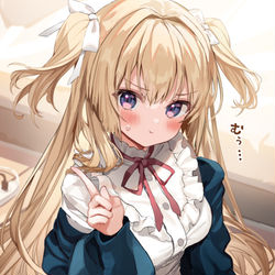 This is a pixiv picture whose title is 「もう一戦やりたいのですが…」.
