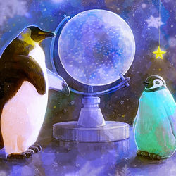 This is a pixiv picture whose title is 第5回ペンギンサミット.