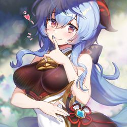 This is a pixiv picture whose title is 甘雨.